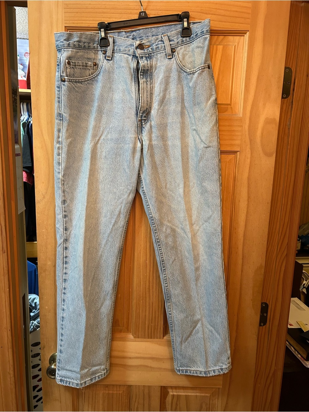 Levi Strauss and co original riveted relaxed fit vintage men's jeans